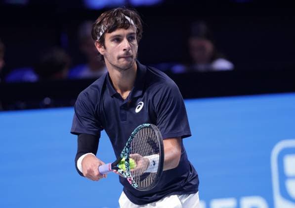 TENNIS - ATP, Tennis Herren Erste Bank Open VIENNA,AUSTRIA,21.OCT.25 - TENNIS - ATP World Tour, Erste Bank Open. Image shows Lorenzo Musetti (ITA).  GEPAxpictures xWalterxLuger