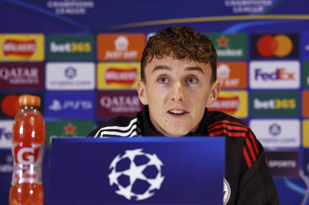 LONDON - Youri Baas of Ajax during the MD-1 press conference, PK, Pressekonferenz ahead of the UEFA Champions League match against Chelsea FC at Stamford Bridge on October 21, 2025, in London, United Kingdom. ANP MAURICE VAN STEEN UEFA Champions League 2025-2026 xVIxANPxSportx xxANPxIVx 539888490 originalFilename: 539888490.jpg