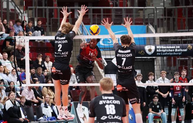 Volleyball, VBL, Barock Volleys MTV Ludwigsburg - SVG Lüneburg