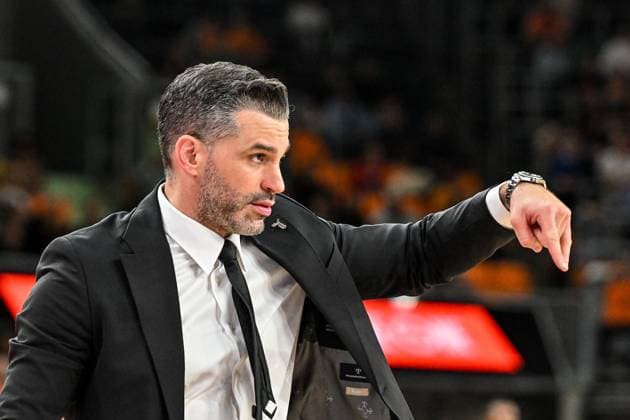 GER, EuroCup, ratiopharm Ulm vs Besiktas GAIN Istanbul 21 10 2025, ratiopharm arena, Neu Ulm, GER, EuroCup, ratiopharm Ulm vs Besiktas GAIN Istanbul, in the picture Dusan Alimpijevic Istanbul nordphotoxGmbHx xHafner nph00200