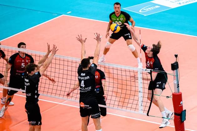 Ludwigsburg Bundesliga 25 26 MTV Ludwigsburg SVG Lueneburg Ben Simon Bonin Ludwigsburg Ludwigsburg MHP Arena Baden Württemberg Germany