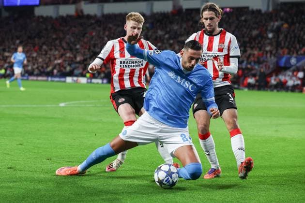 Football, CL, PSV Eindhoven - SSC Napoli