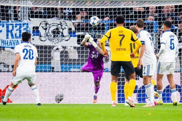 21 10 2025 Football, 2025 2026, Champions League, Matchday 3, FC Copenhagen Borussia Dortmund M Dominik Kotarski Copenhagen