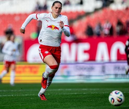 Leipzigs Giovanna Hoffmann Soccer 1 Womens Bundesliga, Matchday 5 1 FC Nuremberg RB Leipzig 5 October 2025 Nuremberg, Max Morlock Stadium 1 FC Nuremberg RB Leipzig