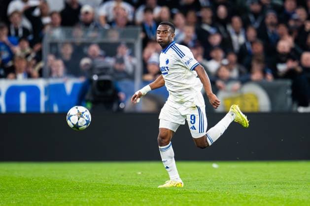 21 10 2025 Football, 2025 2026, Champions League, Matchday 3, FC Copenhagen Borussia Dortmund Youssoufa Moukoko Copenhagen