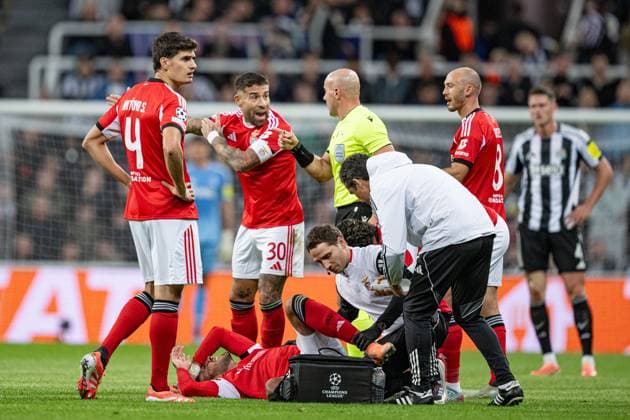 UEFA Champions League match between Newcastle United and S.L. Benfica at St James Park in Newcastle, England (Photo by Will Palmer Sports Press Photo) Copyright: xWillxPalmerx Sportspressphoto_SPR45771