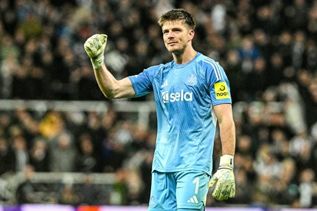Newcastle United v Benfica UEFA Champions League Nick Pope of Newcastle United celebrates his sides second goal during the UEFA Champions League match at St. James s Park, Newcastle UK Newspapers OUT Copyright: xJamiexJohnstonx FIL-22383-0084