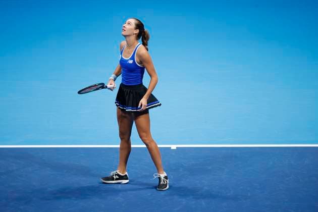 October 22, 2025, Tokyo, Japan: McCartney KESSLER (USA) in action against Linda NOSKOVA (CZE) during their match at the Toray Pan Pacific Open Tennis at Ariake Colosseum in Tokyo. The tournament runs from October 20 to 36. Noskova won 7-5, 3-6, 4-6. Tokyo Japan - ZUMAm191 20251022_aap_m191_028 Copyright: xRodrigoxReyesxMarinx