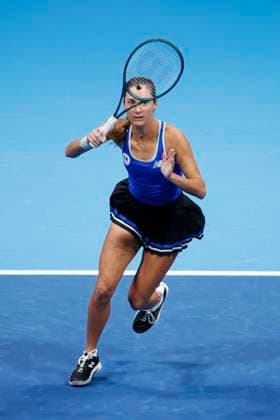 October 22, 2025, Tokyo, Japan: McCartney KESSLER (USA) in action against Linda NOSKOVA (CZE) during their match at the Toray Pan Pacific Open Tennis at Ariake Colosseum in Tokyo. The tournament runs from October 20 to 36. Noskova won 7-5, 3-6, 4-6. Tokyo Japan - ZUMAm191 20251022_aap_m191_032 Copyright: xRodrigoxReyesxMarinx