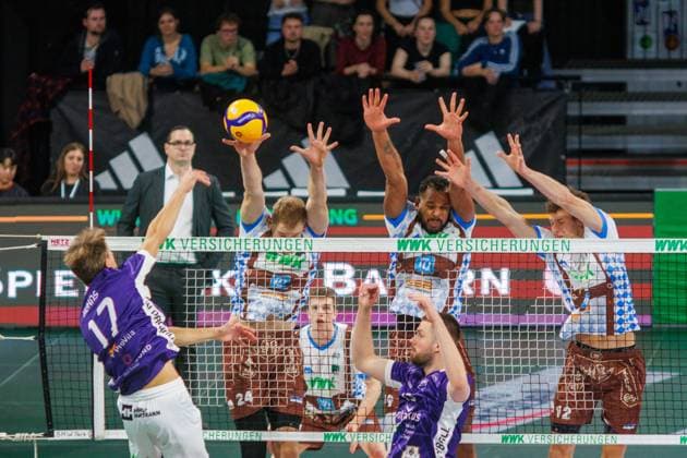 Volleyball, VBL, WWK Volleys Herrsching - ASV Dachau