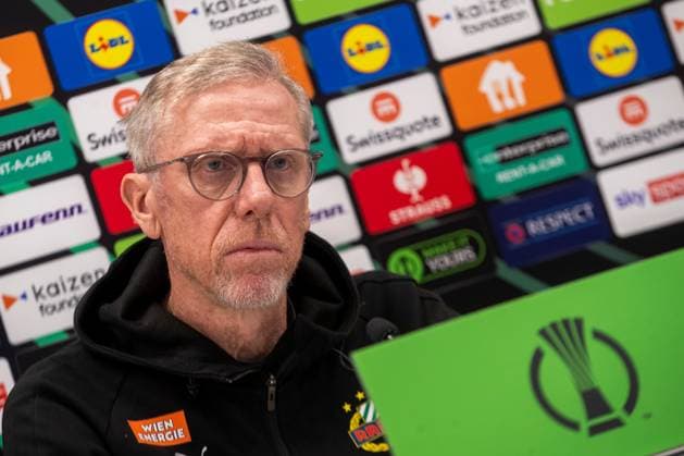 Football, ECL, Rapid Vienna press conference
