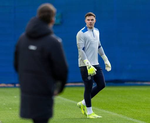 Jack Butland of Rangers during today s training session at The Rangers Training Centre, Glasgow. Rangers Training - The Rangers Training Centre, Glasgow, Lanarkshire, Scotland, UK - 22 Oct 2025Glasgow The Rangers Training Centre Lanarkshire, Scotland United Kingdom EDITORIAL USE ONLY  Copyright: xRangersxFC Shutterstockx 15565326bm