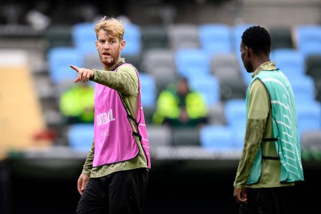Football, ECL, BK Häcken training and press conference