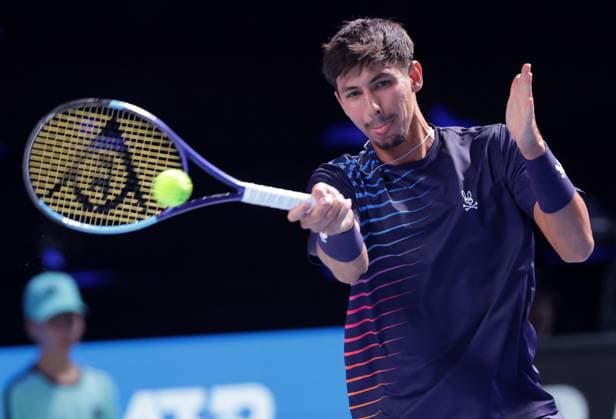 TENNIS - ATP, Tennis Herren Erste Bank Open VIENNA,AUSTRIA,22.OCT.25 - TENNIS - ATP World Tour, Erste Bank Open. Image shows Alexei Popyrin (AUS).  GEPAxpictures xWalterxLuger