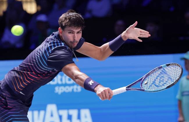 TENNIS - ATP, Tennis Herren Erste Bank Open VIENNA,AUSTRIA,22.OCT.25 - TENNIS - ATP World Tour, Erste Bank Open. Image shows Alexei Popyrin (AUS).  GEPAxpictures xWalterxLuger