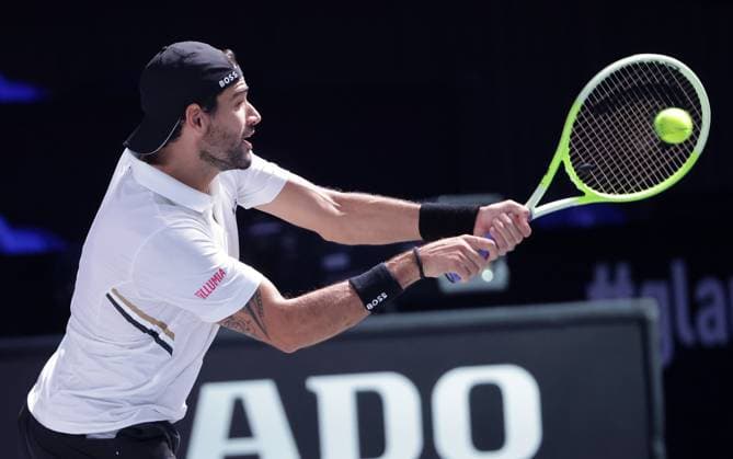 TENNIS - ATP, Tennis Herren Erste Bank Open VIENNA,AUSTRIA,22.OCT.25 - TENNIS - ATP World Tour, Erste Bank Open. Image shows Matteo Berrettini (ITA).  GEPAxpictures xWalterxLuger