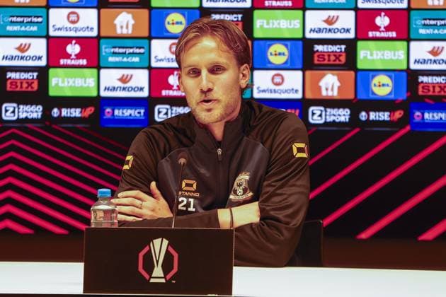 Football, EL, Go Ahead Eagles Deventer, Press conference