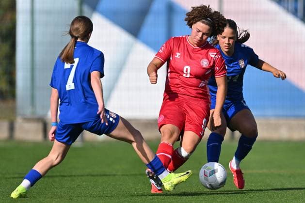 Football, Women, U17, European Championship Qualifier, Serbia - Denmark