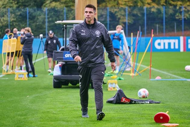 22 10 2025, Football, Men, 2 BL, Season 2025 2026, Training Holstein Kiel Coach Marcel Rapp Kiel, Projensdorf Projensdorf, Training ground Schleswig Holstein Germany
