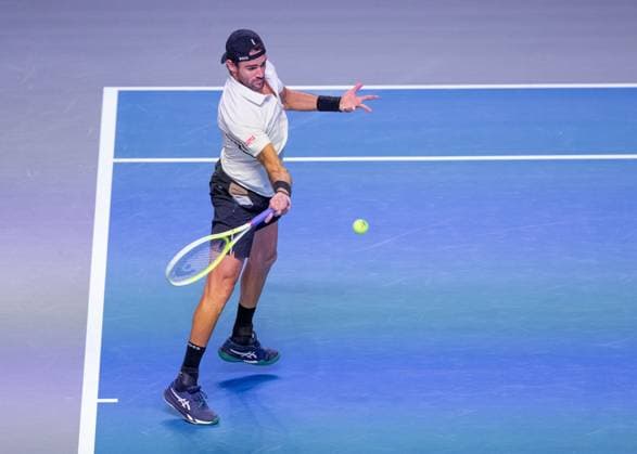 Matteo Berrettini ITA Tennis ERSTE BANK OPEN 2025 ATP 500 Stadthalle Vienna Austria 22 October 2025 Copyright: xJuergenxHasenkopfx