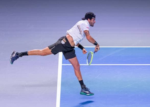 Matteo Berrettini ITA Tennis ERSTE BANK OPEN 2025 ATP 500 Stadthalle Vienna Austria 22 October 2025 Copyright: xJuergenxHasenkopfx