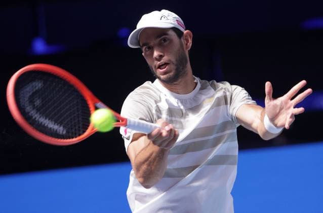 TENNIS - ATP, Tennis Herren Erste Bank Open VIENNA,AUSTRIA,22.OCT.25 - TENNIS - ATP World Tour, Erste Bank Open. Image shows Nuno Borges (POR).  GEPAxpictures xWalterxLuger
