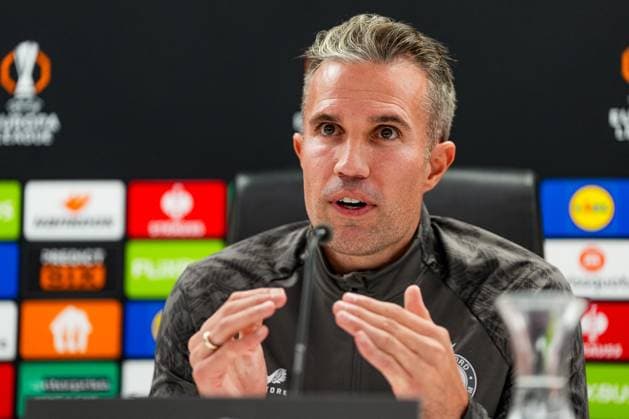 Football, EL, Feyenoord Rotterdam, Press conference