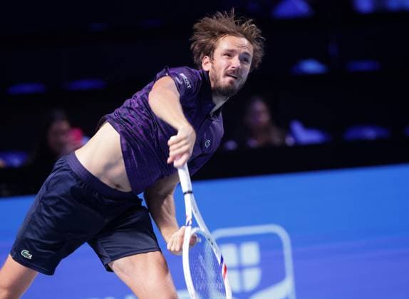 TENNIS - ATP, Tennis Herren Erste Bank Open VIENNA,AUSTRIA,22.OCT.25 - TENNIS - ATP World Tour, Erste Bank Open. Image shows Daniil Medvedev (RUS).  GEPAxpictures xWalterxLuger