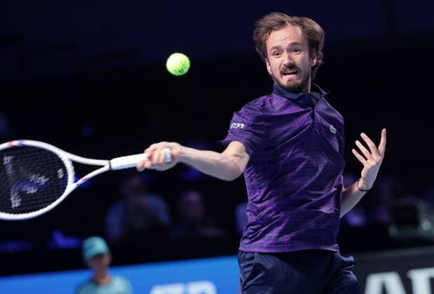 TENNIS - ATP, Tennis Herren Erste Bank Open VIENNA,AUSTRIA,22.OCT.25 - TENNIS - ATP World Tour, Erste Bank Open. Image shows Daniil Medvedev (RUS).  GEPAxpictures xWalterxLuger
