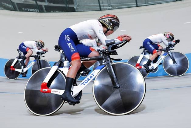 2025 Tissot UCI Track World Championships Picture by Alex Whitehead SWpix.com - 22 10 2025 - Cycling - 2025 Tissot UCI Track World Championships - Velodromo PenalolÃ n, Santiago, Chile - Women s Team Pursuit - Qualifying - Yumi Kajihara (Japan), Tsuyaka Uchino (Japan), Mizuki Ikeda (Japan), Maho Kakita (Japan) Copyright: x xSWpix.comx(t axPhotographyxHubxLtd)xAlexxWhitehead SWpix.comx SWP-3030-10352