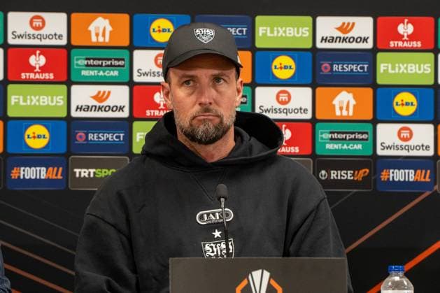 Sebastian Hoeneß VfB Stuttgart, Coach , Mediaday, Press conference, TUR, Fenerbahce Istanbul vs VfB Stuttgart, Football, UEFA Europa League, Mediaday, Matchday 3, Season 2025 2026, 22 10 2025, TUR, Fenerbahce Istanbul vs VfB Stuttgart, Football, UEFA Europa League, Mediaday, Matchday 3, Season 2025 2026, 22 10 2025, Istanbul Copyright: xEibner-Pressefoto EdwardxCheungx EP_ECG