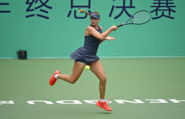 2025 ITF World Tennis Tour Junior Finals Chengdu , China Kristina Penickova USA vs Julia Stusek GER