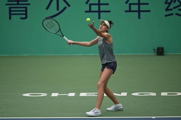 2025 ITF World Tennis Tour Junior Finals Chengdu , China Mia Pohankova SVK vs Ruien Zhang CHN