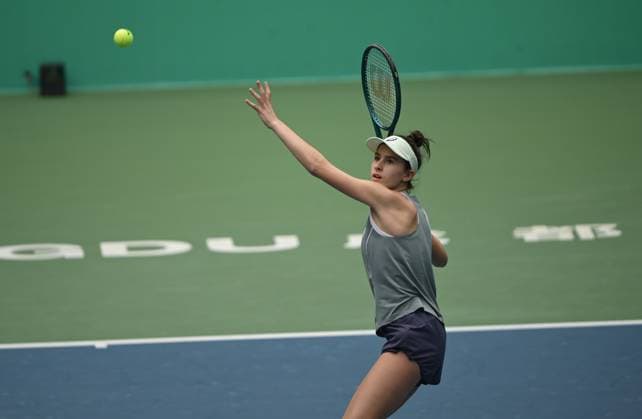 2025 ITF World Tennis Tour Junior Finals Chengdu , China Mia Pohankova SVK vs Ruien Zhang CHN