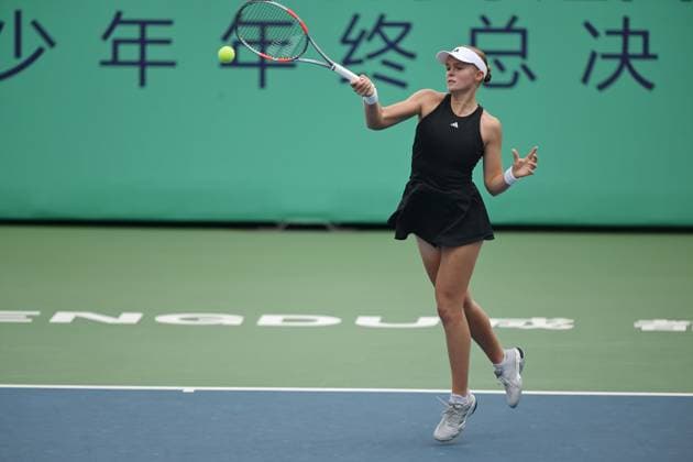2025 ITF World Tennis Tour Junior Finals Chengdu , China Jeline Vandromme BEL vs Charo Esquiva Banuls ESP