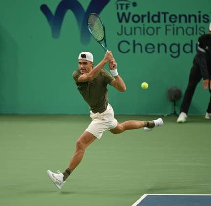 2025 ITF World Tennis Tour Junior Finals Chengdu , China Aleksander Vasilev BUL vs Yannick Theodor Alexandrescou ROU