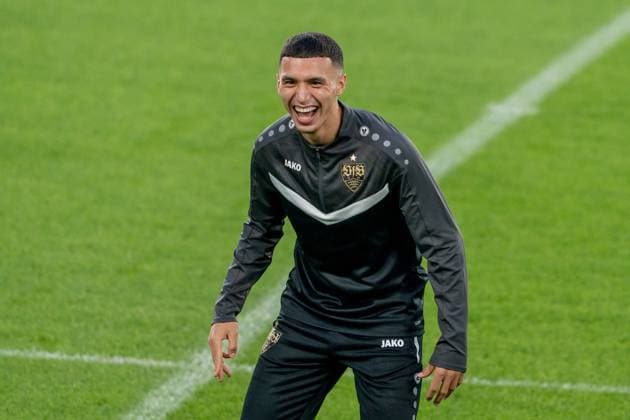 Bilal El Khannouss VfB Stuttgart, 11 , Final training, TUR, Fenerbahce Istanbul vs VfB Stuttgart, Football, UEFA Europa League, Mediaday, Matchday 3, 2025 2026 season, 22 10 2025, TUR, Fenerbahce Istanbul vs VfB Stuttgart, Football, UEFA Europa League, Mediaday, Matchday 3, 2025 2026 season, 22 10 2025, Istanbul Copyright: xEibner-Pressefoto EdwardxCheungx EP_ECG