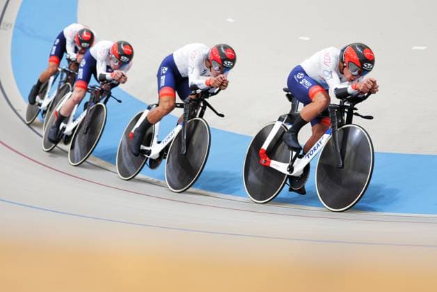 2025 Tissot UCI Track World Championships Picture by Alex Whitehead SWpix.com - 22 10 2025 - Cycling - 2025 Tissot UCI Track World Championships - Velodromo PenalolÃ n, Santiago, Chile - Men s Team Pursuit - Qualifying - Naoki Kojima (Japan), Kazushige Kuboki (Japan), Shoki Kawano (Japan), Tetsuo Yamamoto (Japan) Copyright: x xSWpix.comx(t axPhotographyxHubxLtd)xAlexxWhitehead SWpix.comx SWP-3030-10429