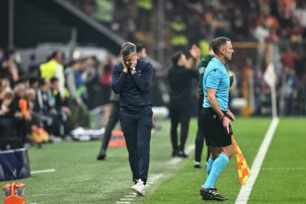 Galatasaray v Bodo Glimt - UEFA Champions League ISTANBUL, TURKIYE - OCTOBER 22: Head coach of Bodo Glimt saddens during the UEFA Champions League third-week football match between Galatasaray and Bodo Glimt at RAMS Park in Istanbul, Turkiye on October 22, 2025. Cem Tekkesinoglu Anadolu Istanbul Turkey. Editorial use only. Please get in touch for any other usage.  Copyright: x2025xAnadoluxCemxTekkesinoglux