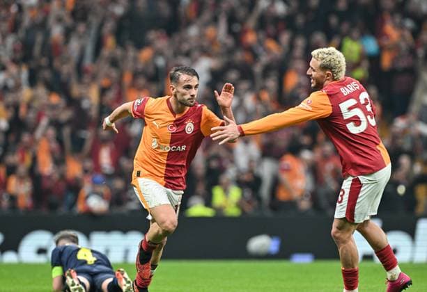 Galatasaray v Bodo Glimt - UEFA Champions League ISTANBUL, TURKIYE - OCTOBER 22: Yunus Akgun of Galatasaray celebrates after scoring a goal during the UEFA Champions League third-week football match between Galatasaray and Bodo Glimt at RAMS Park in Istanbul, Turkiye on October 22, 2025. Elif Ozturk Anadolu Istanbul Turkey. Editorial use only. Please get in touch for any other usage.  Copyright: x2025xAnadoluxElifxOzturkx