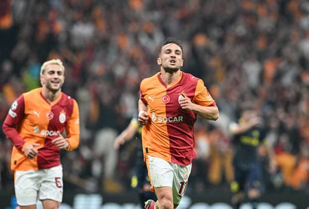 Galatasaray v Bodo Glimt - UEFA Champions League ISTANBUL, TURKIYE - OCTOBER 22: Yunus Akgun of Galatasaray celebrates after scoring a goal during the UEFA Champions League third-week football match between Galatasaray and Bodo Glimt at RAMS Park in Istanbul, Turkiye on October 22, 2025. Elif Ozturk Anadolu Istanbul Turkey. Editorial use only. Please get in touch for any other usage.  Copyright: x2025xAnadoluxElifxOzturkx