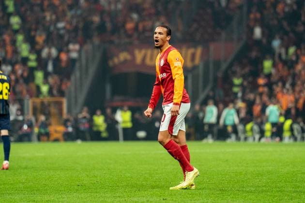 Galatasaray AS V FK Bodo Glimt - UEFA Champions League 2025 26 League Phase MD3 Leroy Aziz Sane of Galatasaray SK reacts during the UEFA Champions League match between Galatasaray and Bodo Glimt at the Rams Park in Istanbul, Turkey, on October 22, 2025. Istanbul Istanbul Turkey  Copyright: xYagizxGurtugx originalFilename:gurtug-galatasa251022_npuM8.jpg