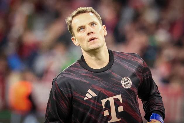 Manuel Neuer 1 FC Bayern Muenchen , warm up, FC Bayern Muenchen vs Club Brugge, Football, Men, UEFA Champions League, Season 2025 2026, Allianz Arena, Matchday 3, 22 10 2025 Muenchen Bayern Germany Copyright: xkolbert-press MartinxAgüerax