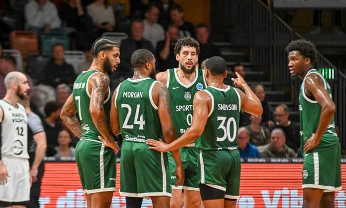 Sporting CP, Team RASTA Vechta vs Sporting CP , Basketballl, FIBA European Cup, Matchday 2, Season 2025 2026, 22 10 2025, RASTA Vechta vs Sporting CP, Basketball, FIBA European Cup, Matchday 2, Season 2025 2026, 22 10 2025 Vechta Copyright: xEibner-Pressefoto RobertxGertzenx EP_RGN
