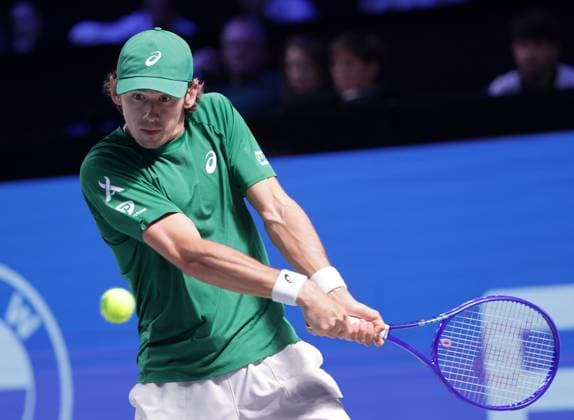 TENNIS - ATP, Tennis Herren Erste Bank Open VIENNA,AUSTRIA,22.OCT.25 - TENNIS - ATP World Tour, Erste Bank Open. Image shows Alex de Minaur (AUS).  GEPAxpictures xWalterxLuger