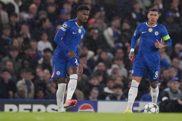 LONDON , 22-10-2025 , Stamford Bridge , season 2025 2026 , UEFA Champions League football , League phase Matchday 3 , match between Chelsea and Ajax , picture shows Chelsea player Jorrel Hato Chelsea - Ajax  x31643134x Copyright: