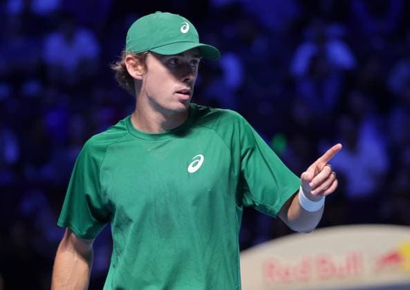 TENNIS - ATP, Tennis Herren Erste Bank Open VIENNA,AUSTRIA,22.OCT.25 - TENNIS - ATP World Tour, Erste Bank Open. Image shows Alex de Minaur (AUS).  GEPAxpictures xWalterxLuger