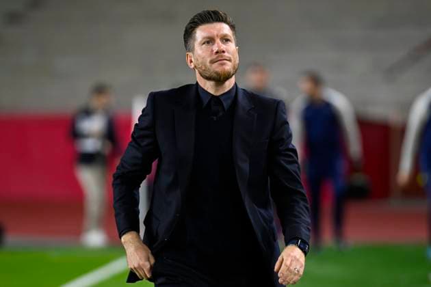 FOOTBALL : AS Monaco VS Tottenham Hotspur FC - UEFA Champions League - 22 10 2025 SÃ bastien Pocognoli (coach AS Monaco) - Champions League match between AS Monaco and Tottenham Hotspur FC on October 22, 2025 at the Louis II Stadium in Monaco. MonacoMonaco  Copyright: xWilliamxCannarellax