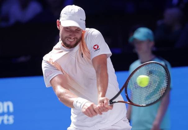 TENNIS - ATP, Tennis Herren Erste Bank Open VIENNA,AUSTRIA,22.OCT.25 - TENNIS - ATP World Tour, Erste Bank Open. Image shows Filip Misolic (AUT).  GEPAxpictures xWalterxLuger