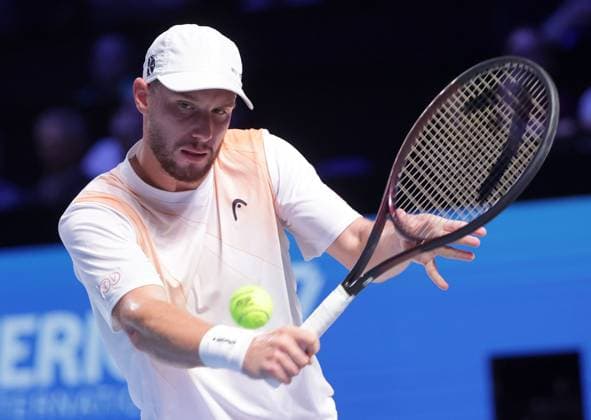 TENNIS - ATP, Tennis Herren Erste Bank Open VIENNA,AUSTRIA,22.OCT.25 - TENNIS - ATP World Tour, Erste Bank Open. Image shows Filip Misolic (AUT).  GEPAxpictures xWalterxLuger